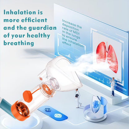 Quanler Nessi Soft Silicone Inhaler Spacer – Kids & Adults (Kids-Green)