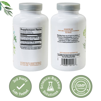 Quantum Health Quercetin+ 750mg Immune Support - 180 Caps