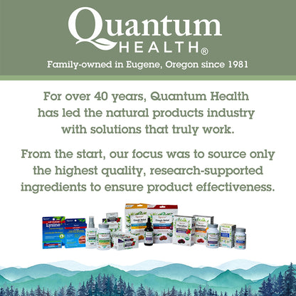 Quantum Health Quercetin+ 500mg Immune Support - Zinc & Vitamin C, 90 Capsules