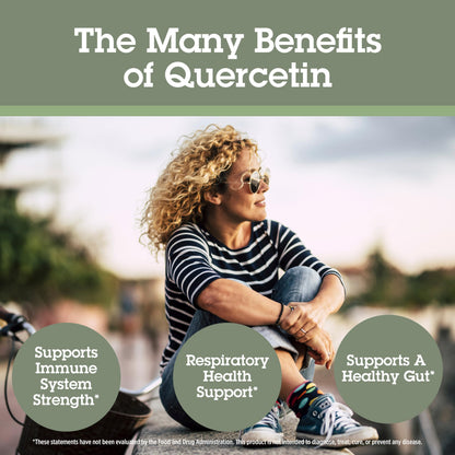 Quantum Health Quercetin+ 500mg Immune Support - Zinc & Vitamin C, 90 Capsules