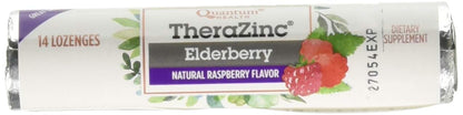 Quantum Zinc Elderberry Raspberry Lozenge – 1.2 oz, 12 per Case | Organic & Non-GMO