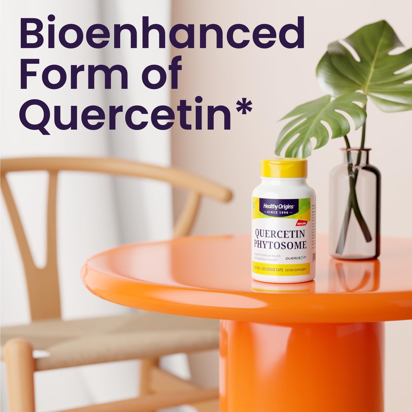 Healthy Origins Quercetin Phytosome 500 mg – Immune & Respiratory Support