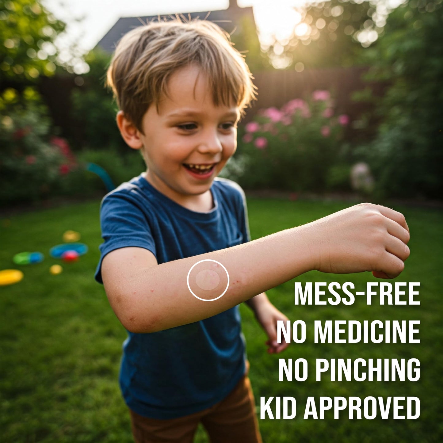 quitch Bug Bite Itch Relief Patch for Kids – Natural, Chemical-Free Mosquito Bite Relief