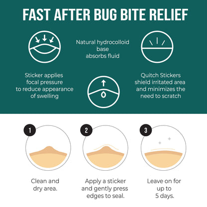 Quitch Mosquito Bite Relief Patch — Travel-Ready Itch Relief for Kids