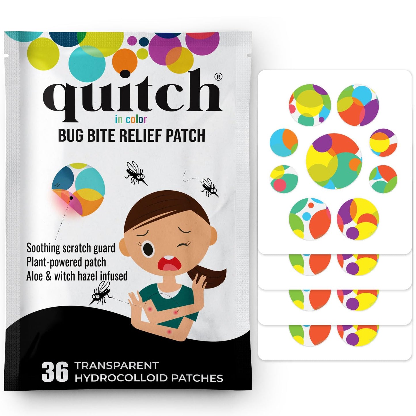Quitch Mosquito Bite Relief Patch — Travel-Ready Itch Relief for Kids