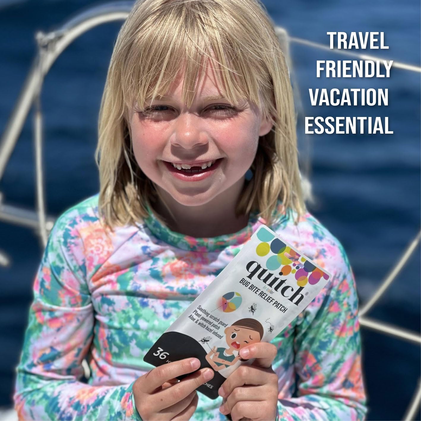 Quitch Mosquito Bite Relief Patch — Travel-Ready Itch Relief for Kids