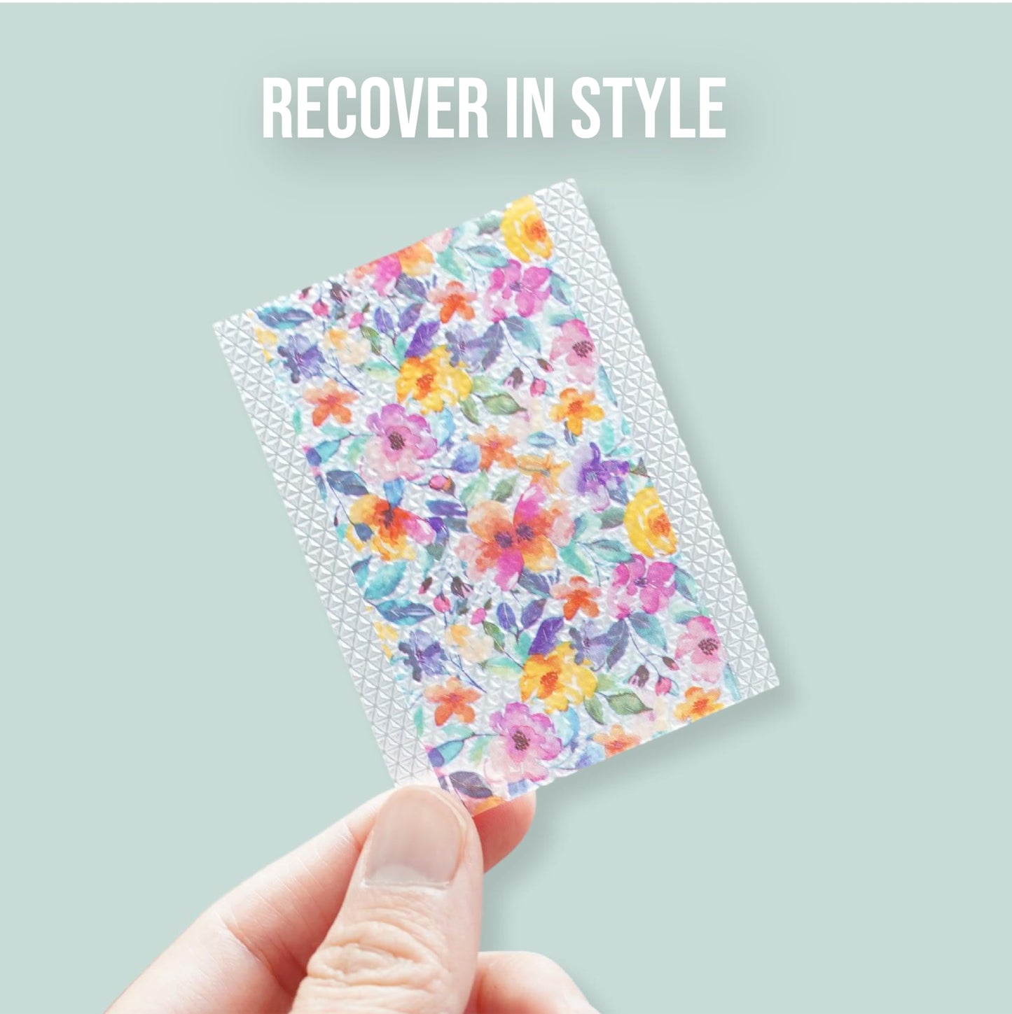 Quitch Silicone Scar Sheets for Surgical Scars | Floral 4x150cm