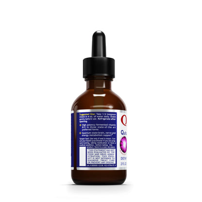 Qultured B12 Liquid Methylcobalamin Drops | Quantum Nutrition Labs - 2 fl oz