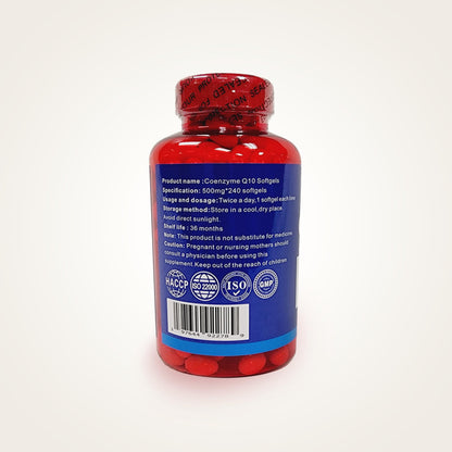 Qunol CoQ10 210mg Softgels – Heart Health & Energy Production | 240 Count