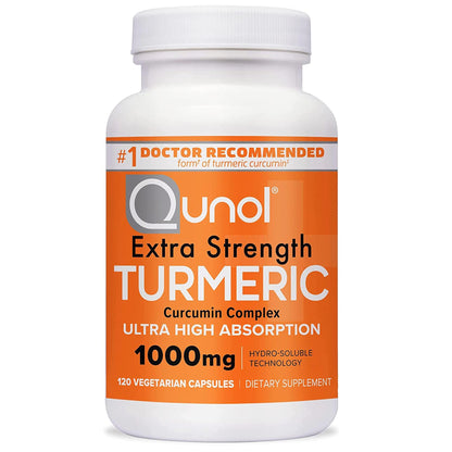 Qunol Turmeric Curcumin 1000mg Ultra High Absorption – 120 Count