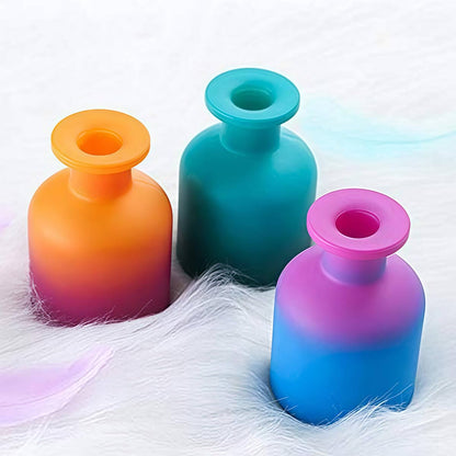 QUUPY 150ml Glass Diffuser Bottle — DIY Essential Oils Container (4 Colors)