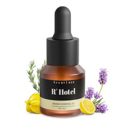 R' Hotel Diffuser Oil – Inspired by Ritz-Carlton New York Scent | Premium Fragrance Oil for Ultrasonic & Waterless Diffusers (15 mL)