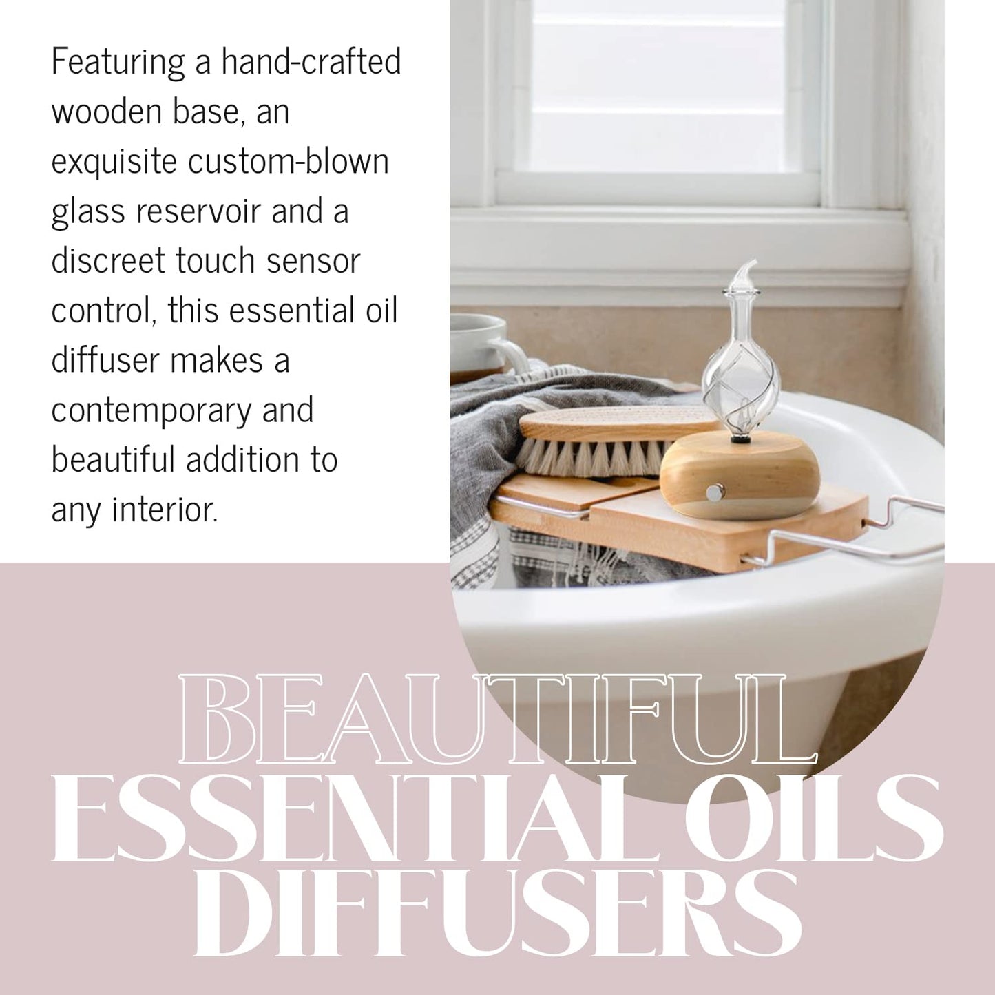 Radiance Nebulizing Diffuser – Pure Essential Oils, No Heat | Organic Aromas