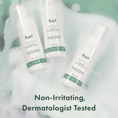 Rael Feminine Wash Foaming Cleanser for Women – Unscented, Cosmos Certified Natural (5oz, 4 Pack)