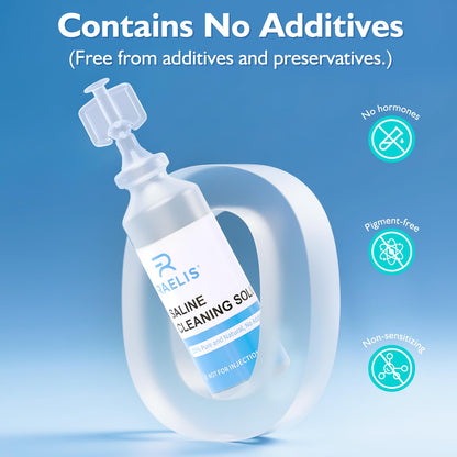 RAELIS Saline Solution 300ml (60 x 5ml) – Multipurpose Household Use