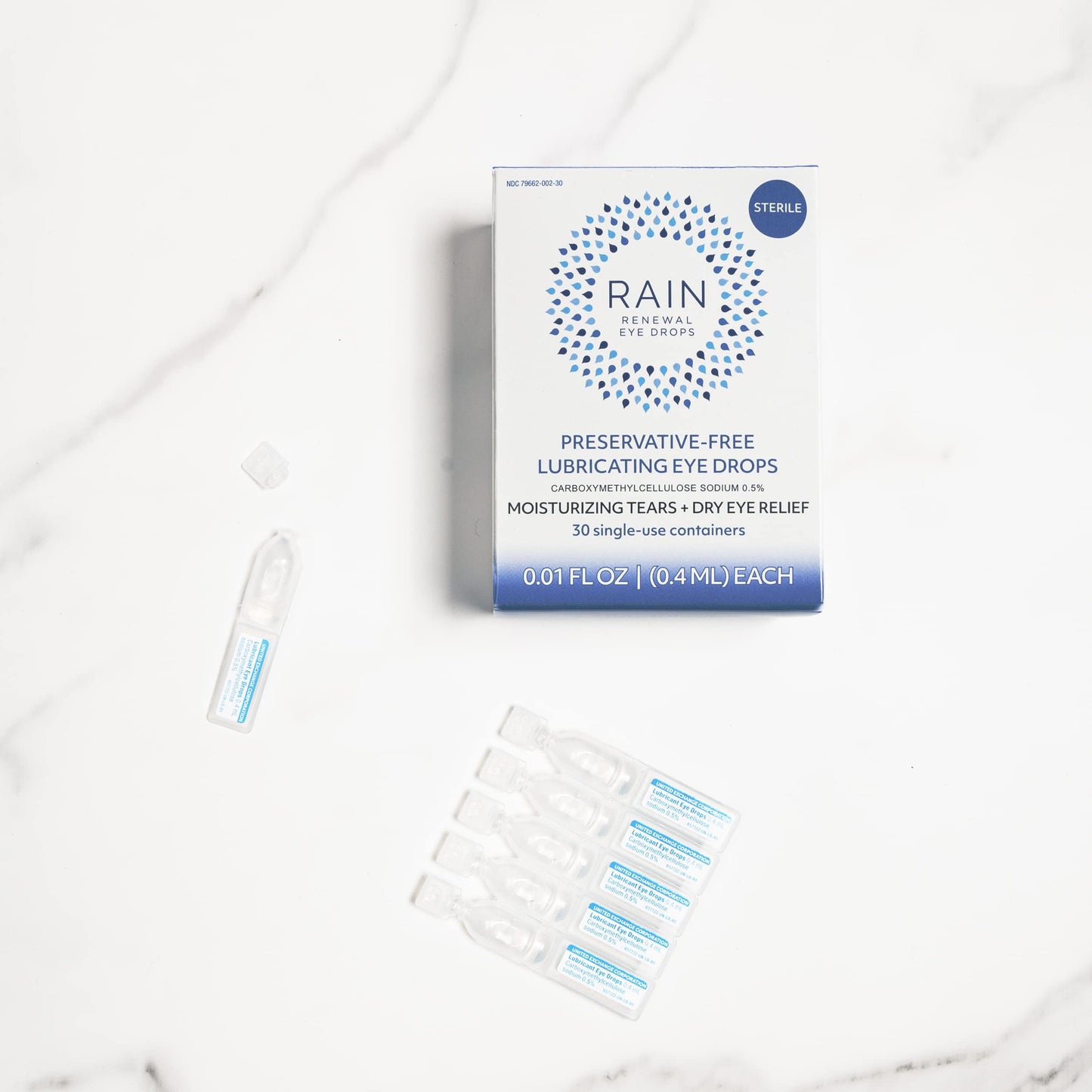 Rain Preservative Free Eye Drops | Contact Lens Friendly Artificial Tears | Pack of 2