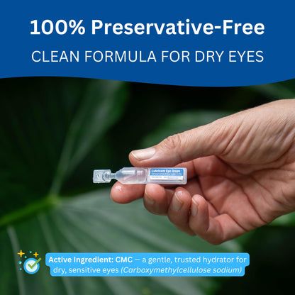 Rain Preservative Free Eye Drops – Natural Dry Eye Relief, Contact Lens Friendly