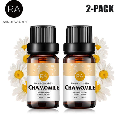 Rainbow Abby Chamomile Essential Oil 2-Pack - Premium Pure Oil (2x10mL)