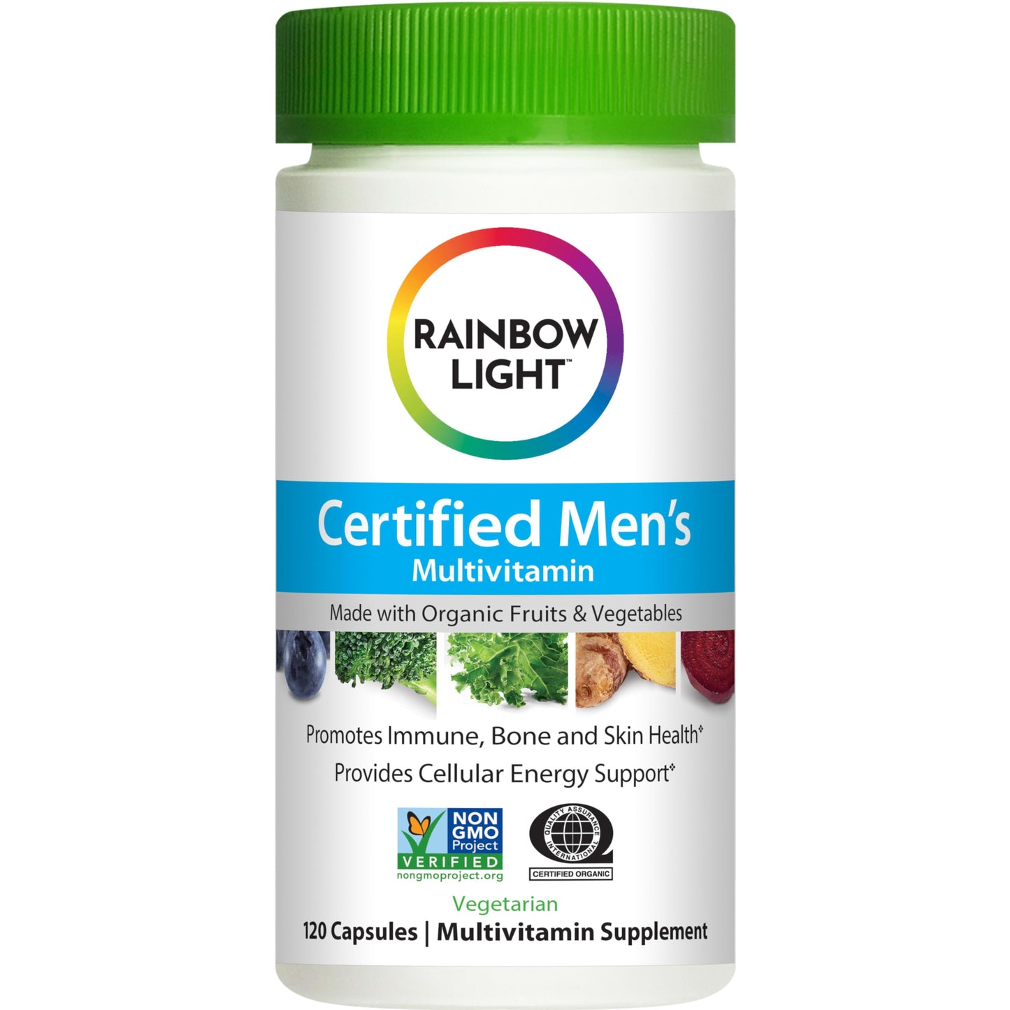 Rainbow Light Multivitamin for Men - Immune, Heart & Prostate Support | 120 Tablets