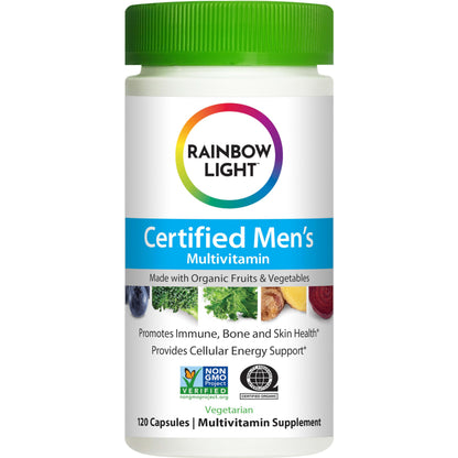 Rainbow Light Multivitamin for Men - Immune, Heart & Prostate Support | 120 Tablets