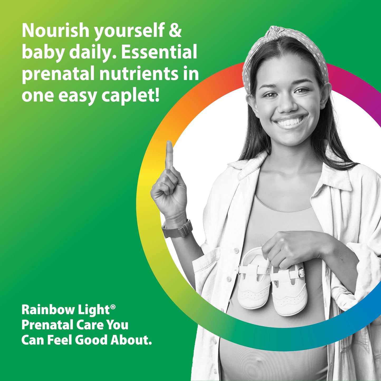Rainbow Light Prenatal One High-Potency Multivitamin, 120 Count, Vegan
