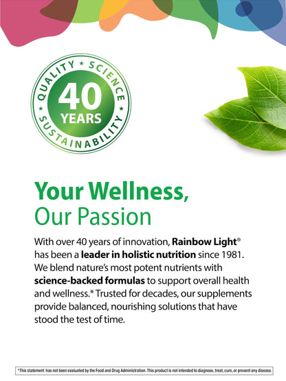 Rainbow Light Vitamin D3 Gummies 2000 IU – Immune Support, Vegan, Gluten Free