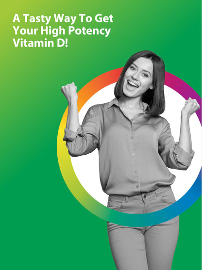 Rainbow Light Vitamin D3 Gummies 2000 IU – Immune Support, Vegan, Gluten Free