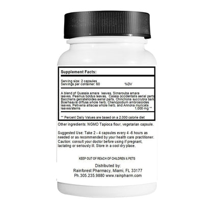 Rainforest Amazon A-P 120 Vegetarian Capsules – 650 mg | Herbal Supplement