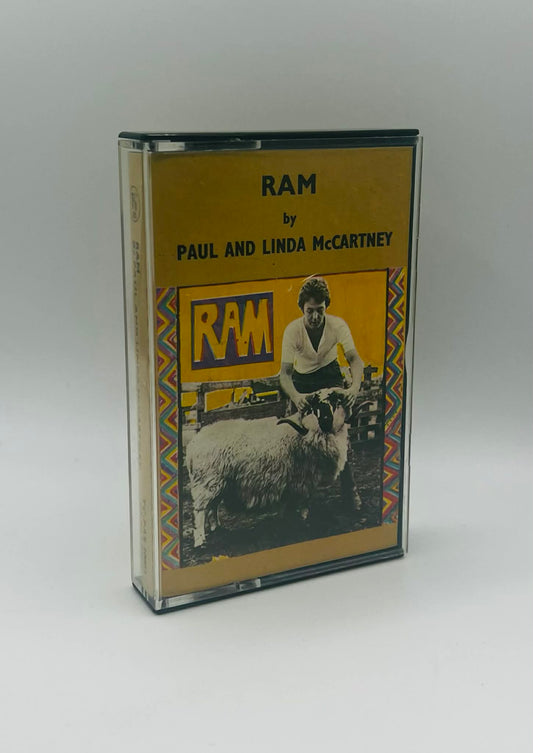 Paul and Linda McCartney (Ram) Audio Cassette Sleeve + Case