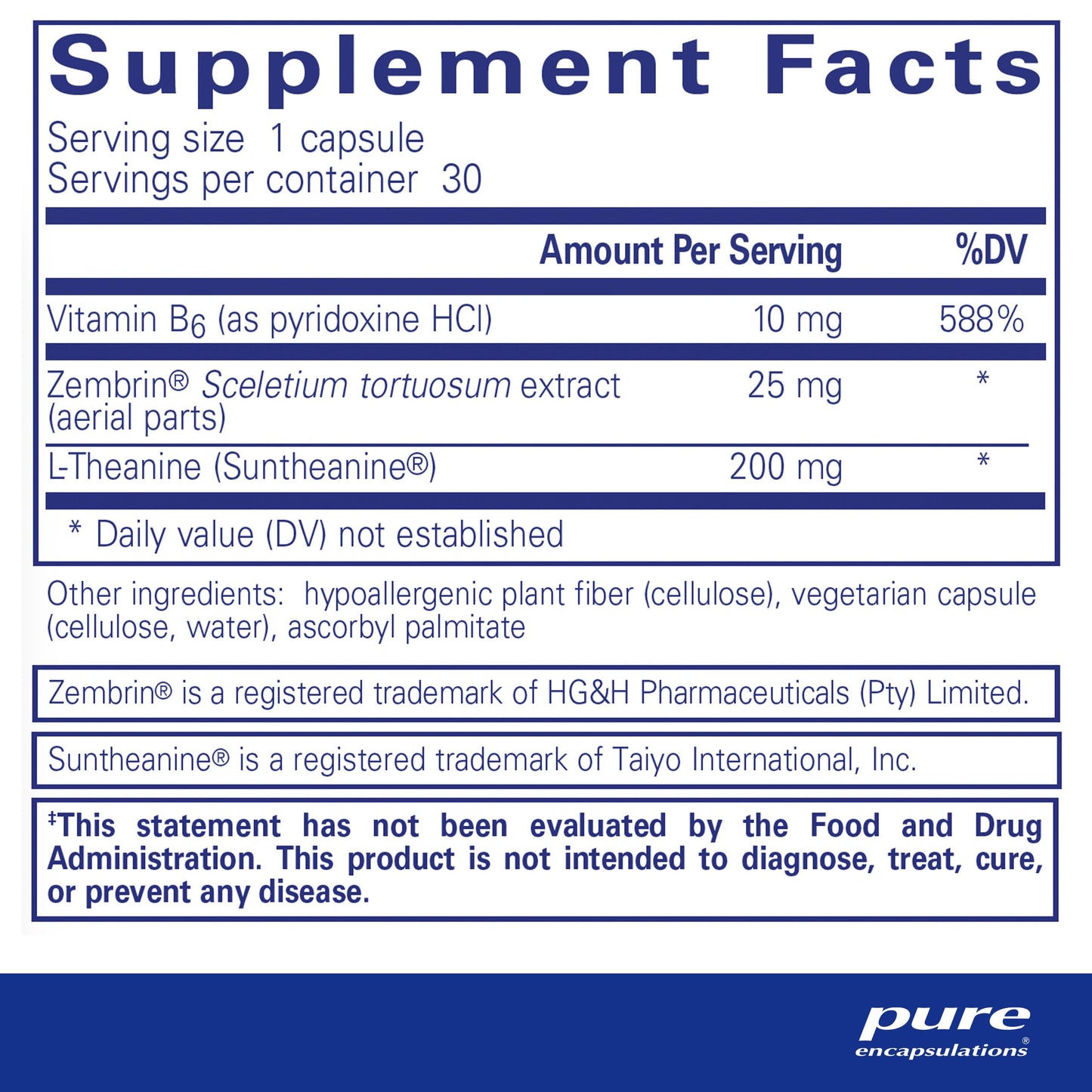 Pure Encapsulations Rapid Calm – Stress & Sleep Support with Zembrin & Suntheanine