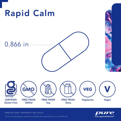 Pure Encapsulations Rapid Calm – Stress & Sleep Support with Zembrin & Suntheanine