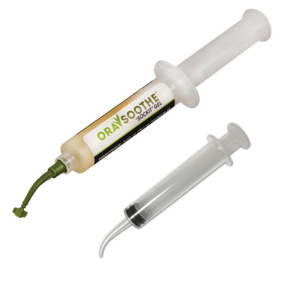 Orasoothe SOCKIT Gel 10g Tube with 1 Extra Spark Dental Co Applicator Tube | Canker Sore Relief