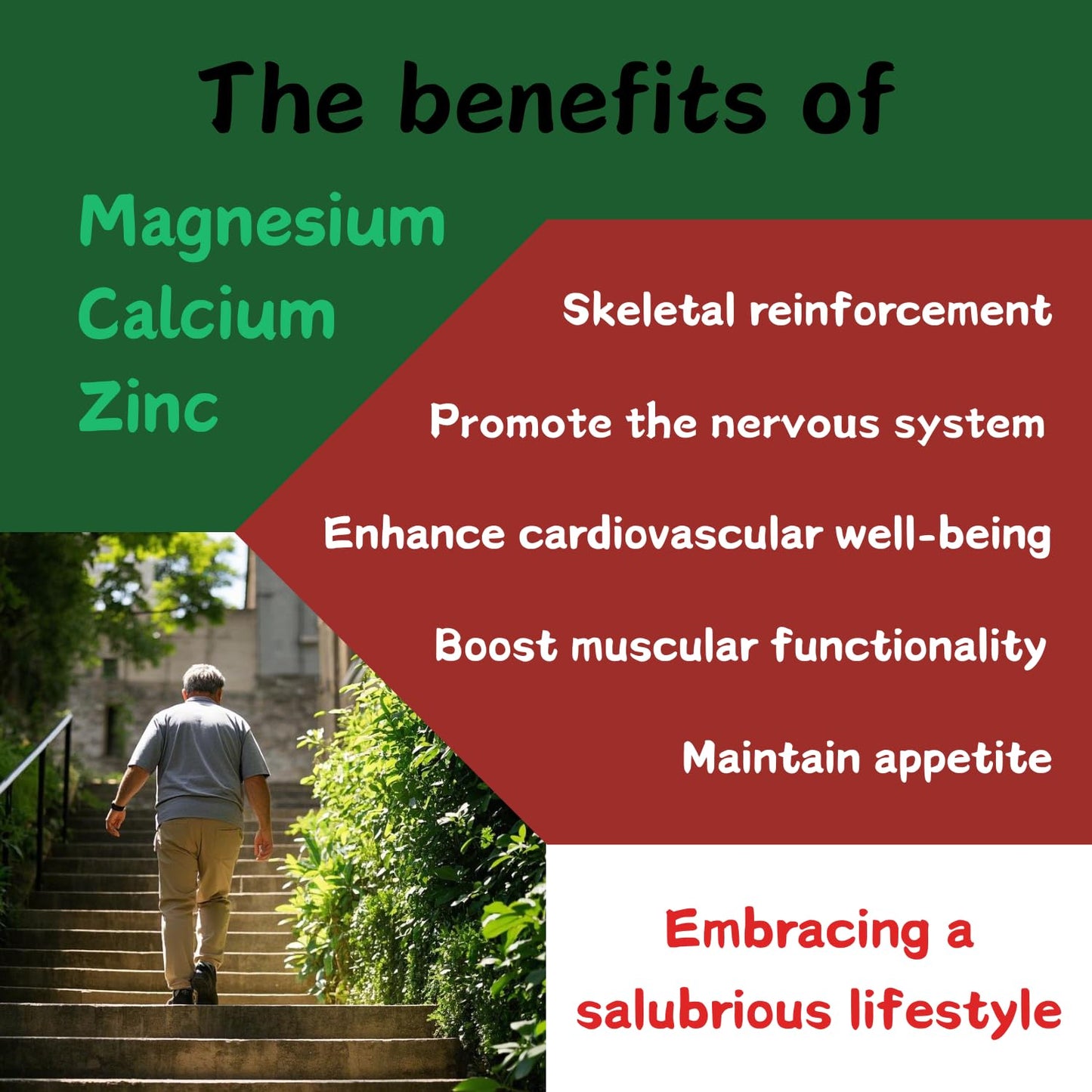 Calcium Magnesium Zinc Gummies with Vitamin D3 – Sugar Free, Vegan Raspberry 2 Pack