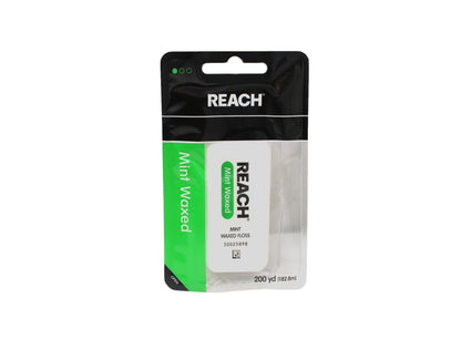 Reach Dental Floss Waxed Mint 200 Yard Pack of 2