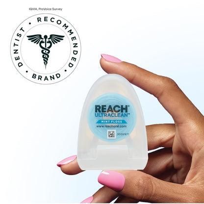 REACH Ultra Clean Floss 30 yd – Pack of 10 | Listerine Ultra Clean Floss