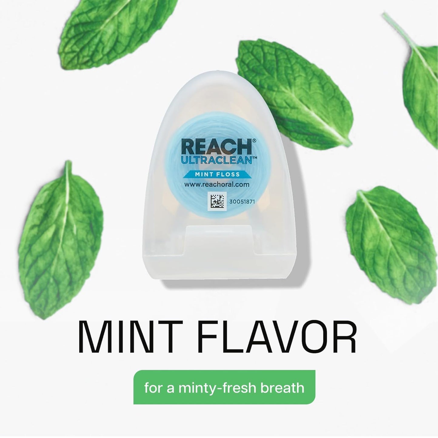 REACH Ultra Clean Floss 30 yd – Pack of 10 | Listerine Ultra Clean Floss