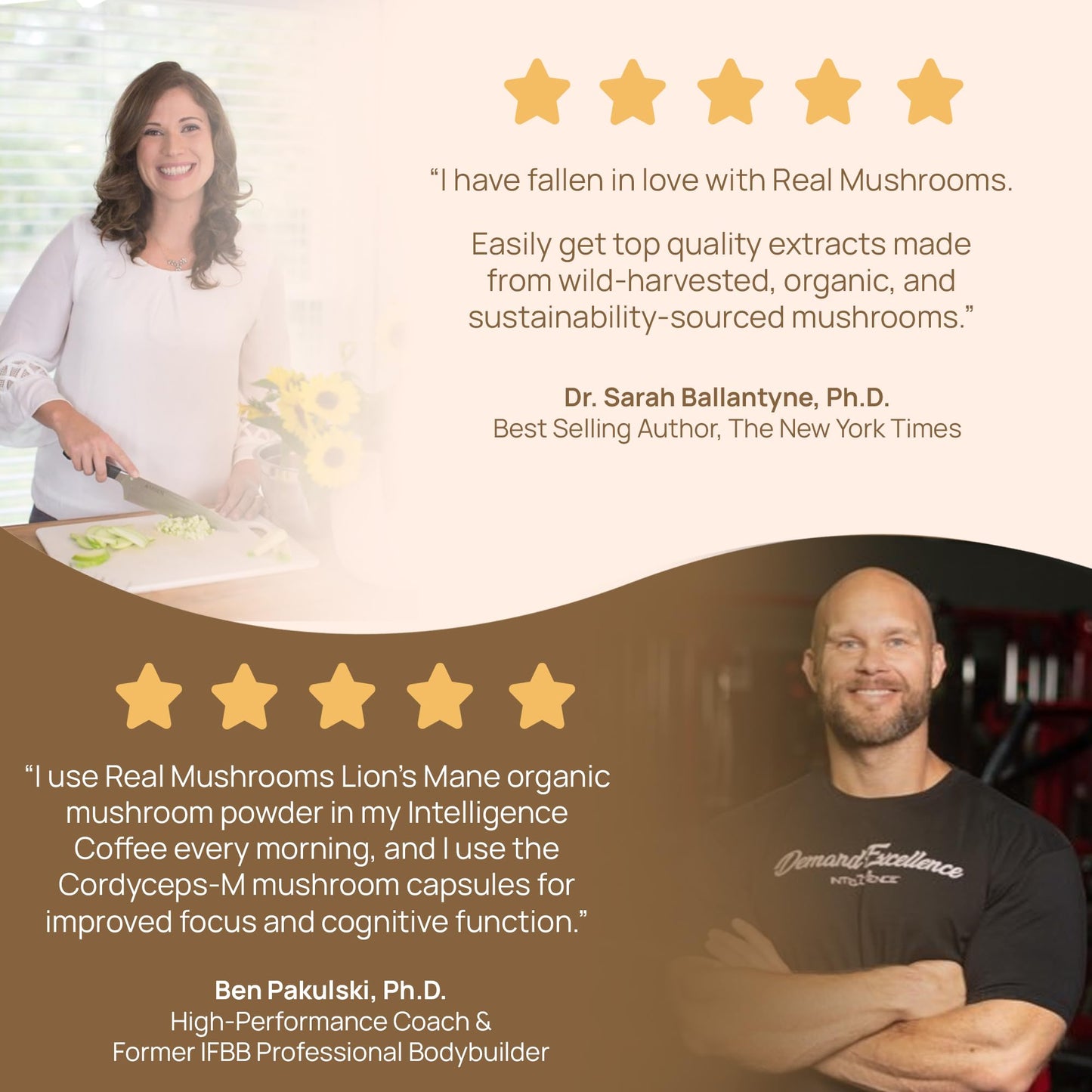 Real Mushrooms Lions Mane Supplement - Organic, Vegan, Non-GMO | 60 Servings