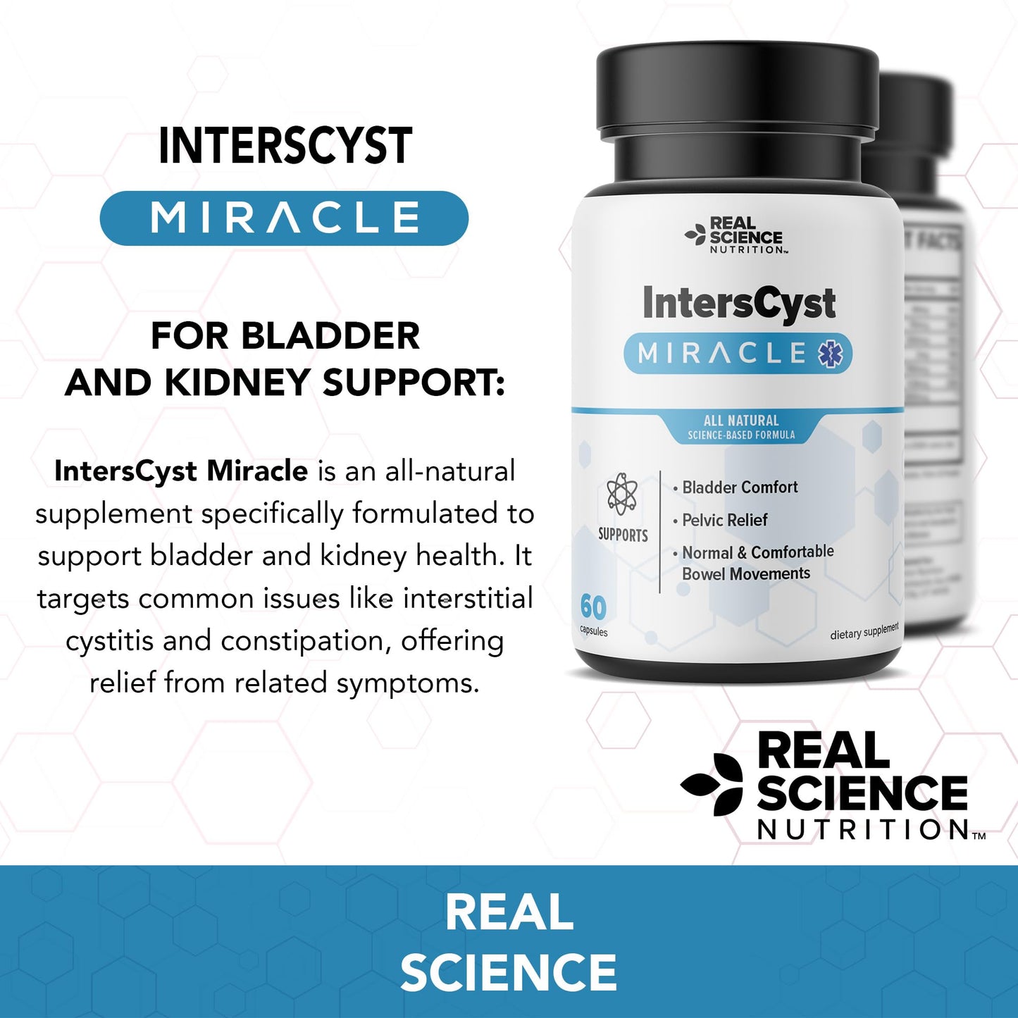 Real Science IntersCyst Miracle – Interstitial Cystitis Relief & Kidney Health