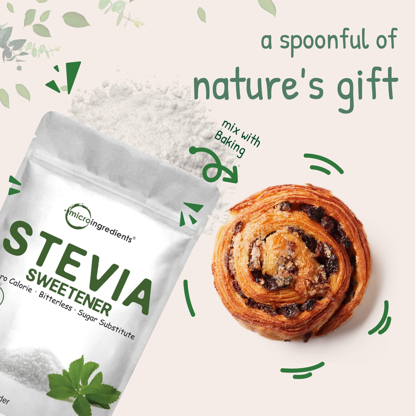 Stevia Erythritol Blend Powder – 4 lb | Zero Calorie, Keto & Low Carb