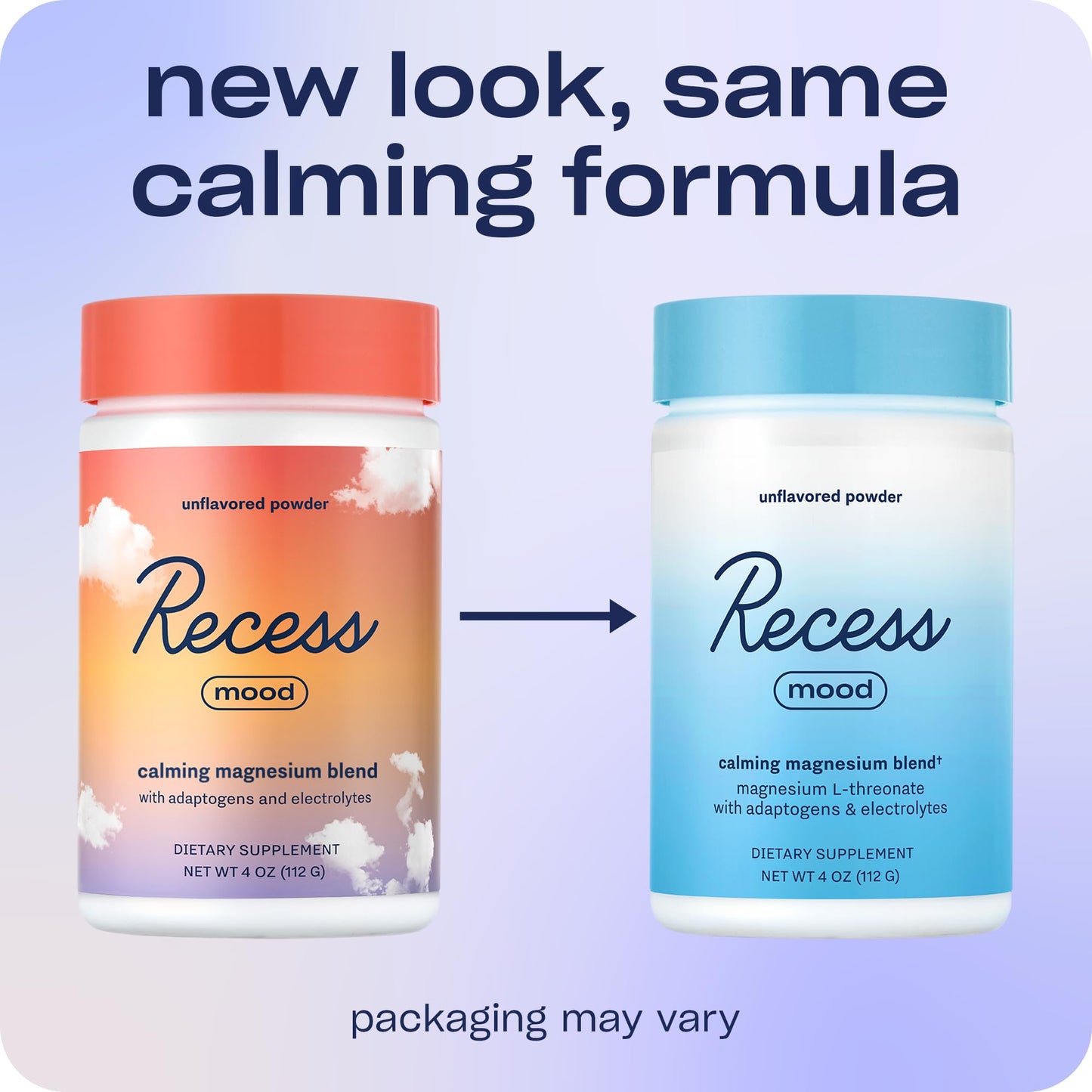 Recess Mood Powder – Calming Magnesium L-Threonate + Passion Flower & L-Theanine