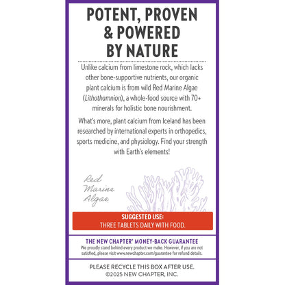 New Chapter Calcium Supplement - Organic Plant Calcium for Bone Strength (180 Count)