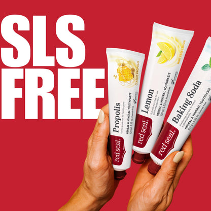 Red Seal Propolis Toothpaste – Fluoride-Free, Mild Mint, NATRUE