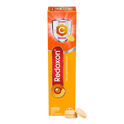 Redoxon Orange Vitamin C Effervescent Tablets 15 Count
