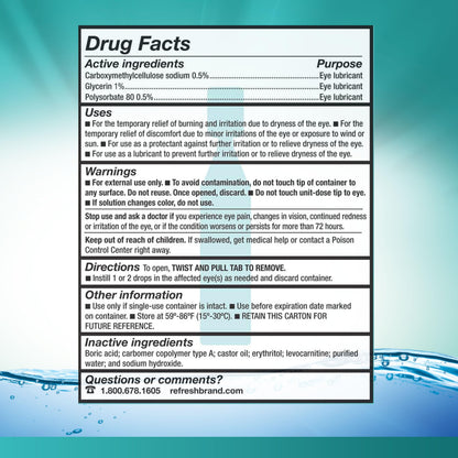 Refresh Digital PF Eye Drops — Preservative-Free Hydration for Digital Eye Strain (30 Count)