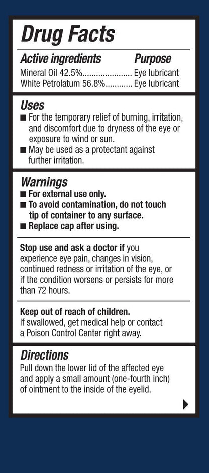Refresh Lacri-Lube Lubricant Eye Ointment 0.12 oz – 2 Pack
