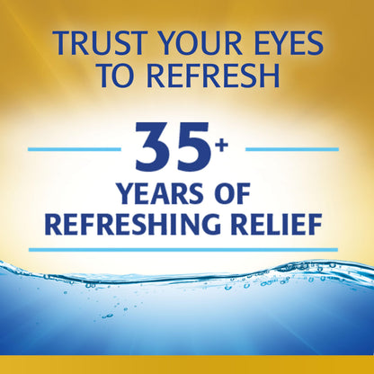 Refresh Optive Mega-3 Preservative-Free Eye Drops | 60 Single-Use Vials