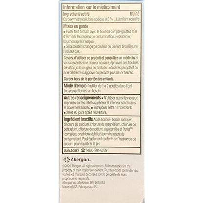 Refresh Tears Lubricant Eye Drops – 4x15 ml + 1x5 ml | Gentle Eye Moisture & Comfort