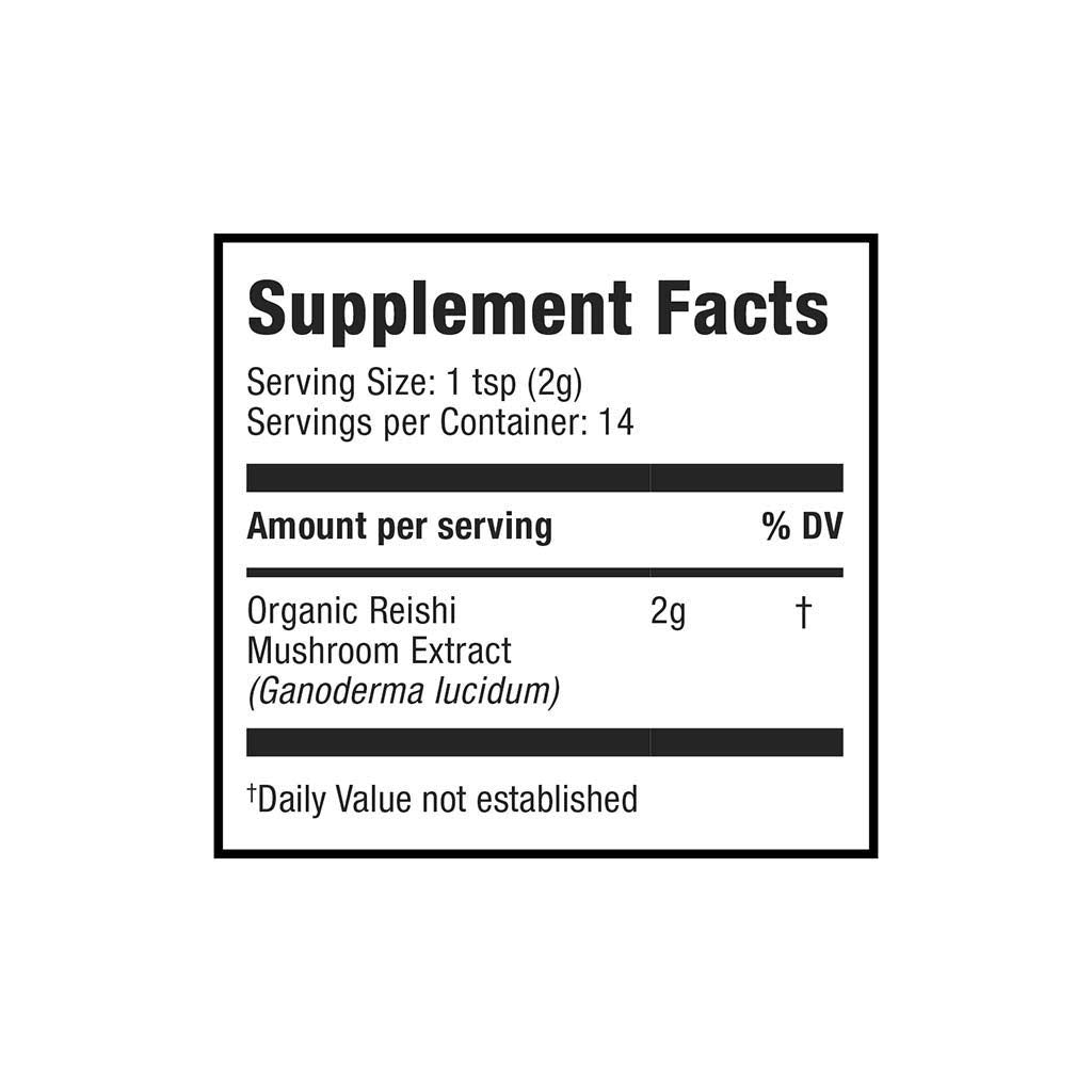 Moon Juice Reishi Organic Mushroom Powder – 700mg Beta-Glucans for Mood & Immunity