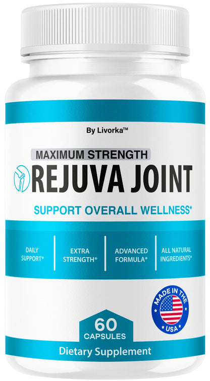 Rejuva Joint - Advanced Formula Maximum Strength Joint Support | 60 Capsules
