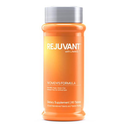 Rejuvant Women's AKG Longevity Supplement 1000MG Ultra-Pure Calcium Alpha-Ketoglutarate – Coated Tablets, 60 Count